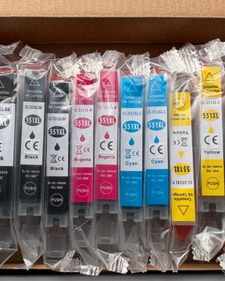 cartucce stampante Canon PGI-550XL e CLI-551XL