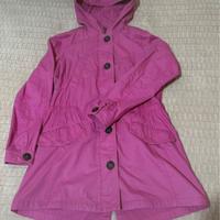 Trench rosa bambina
