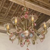 lampadario Murano 8 luci 