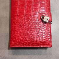 Agenda pelle e argento Raspini media 14x10 NUOVA