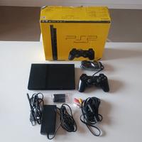 PS2 console + box no manuali funziona da sistemare