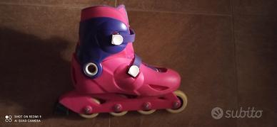 Roller Oxelo bambina Play3 rosa-lilla