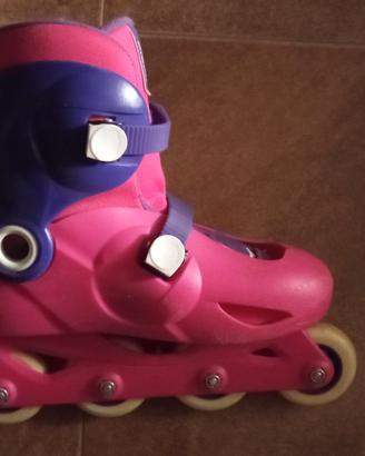 Roller Oxelo bambina Play3 rosa-lilla