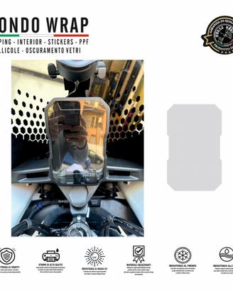 Adesivo protettivo PPF Strumentazione Desertx 2024