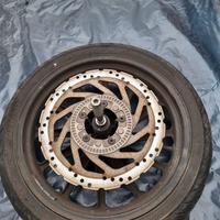 Cerchio,disco, perno ruota anteriore per Kymco Agi