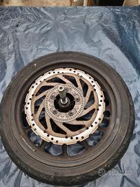 Cerchio,disco, perno ruota anteriore per Kymco Agi