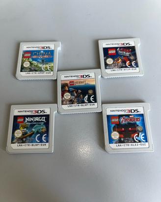 Lotto 5 Giochi LEGO per Nintendo 3DS