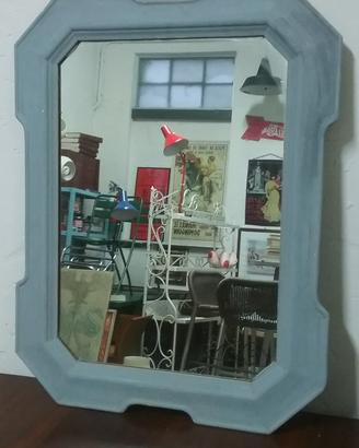 SPECCHIERA IN LEGNO EPOCA 800 GRIGIA