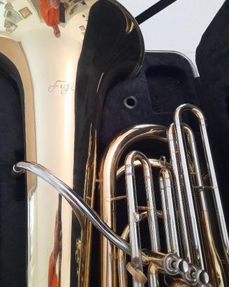 Tuba Sib Fuji 3/4 - 4 Pistoni frontali