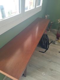 tavolo in legno a consolle