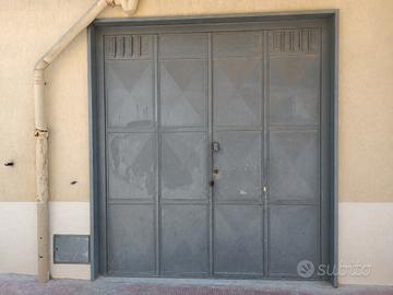 Portone in ferro zincato 4 ante 270x280 cm complet