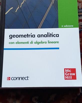 GEOMETRIA ANALITICA CON ELEMENTI DI ALGEBRA LIN