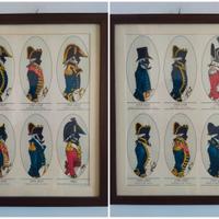 Litografie Uniformi dell'ottocento 