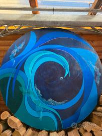 Quadro moderno dipinto a mano - pezzo unico