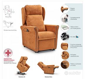 POLTRONA ANZIANI ALZAPERSONA ELETTRICO