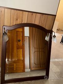 Specchio con lampade