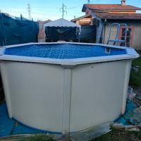 piscina fuori terra in lamiera 