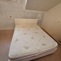 Letto matrimoniale contenitore + materasso