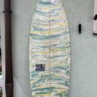 Fish twin surfboard surf