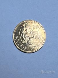 Moneta rara Carabinieri da 200 lire
