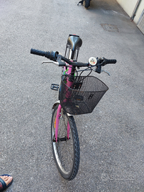 Bicicletta City bike da 24 donna/ragazza