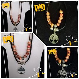 Doppia collana albero della vita 