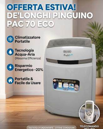 Climatizzatore Portatile DeLonghi Pinguino PAC 70