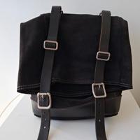 Borsa moto in cuoio Made in Italy