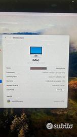 Imac 21.5 usato