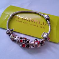 Bracciale Charms Chamilia Swarovski originale 