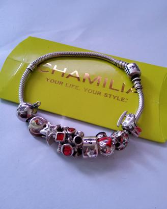 Bracciale Charms Chamilia Swarovski originale 