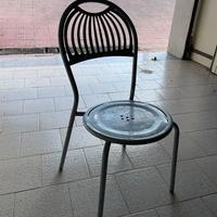 Sedie in alluminio