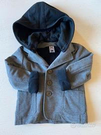 Felpa giacca con cappuccio Bikkembergs 18 mesi