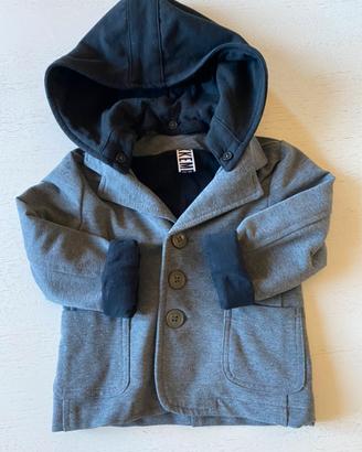 Felpa giacca con cappuccio Bikkembergs 18 mesi