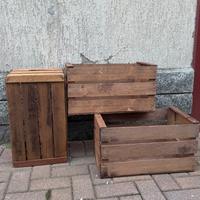 Cassette legno arredo vintage