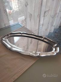 Vassoio ovale da portata in acciaio inox