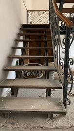 scala in ferro battuto 