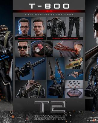 Action Figure Hot Toys Terminator 2 Movie T-800