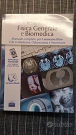 libro di fisica generale e biomedica, scannicchio