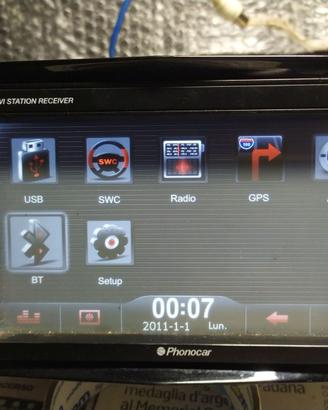 Autoradio varie 2DIN navigatore bluetooth schermo6