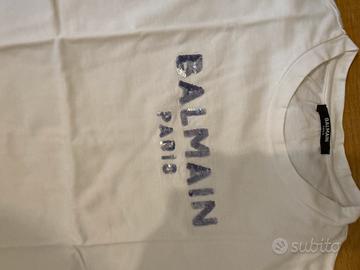 T shirt bambina 8 anni balmain