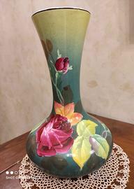 vaso Verbanum Stone Laveno dipinto a mano - cm26