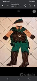 Vestito carnevale Robin Hood 8-10 anni