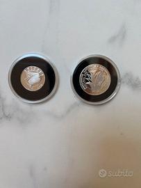 Medaglie in argento Confederatio Europea 1989