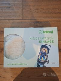 Inserto da passeggino in pelliccia d'agnello