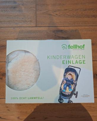 Inserto da passeggino in pelliccia d'agnello