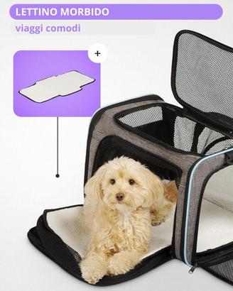 Borsa da viaggio per cani