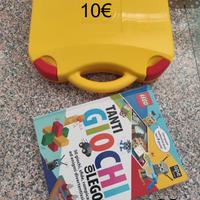 Lego valigetta e libro