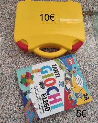 Lego valigetta e libro