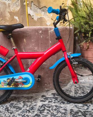 Bicicletta per bambini Paw Patrol 14''